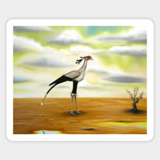 Secretary Bird Sticker